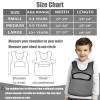Compression Vest for Kids-Grey, Weighted Vest for Kids Including 6 Removable Weights, (Small, Ages 2 to 5) view 4