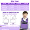 Compression Vest for Kids (Large, Ages 10+) Weighted Vest for Kids Including 6 Removable Weights Purple view 4