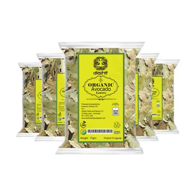 Akshit Dried Avocado Leaves, Herbal Aromatic Tea, Hojas De Aguacate Secas, Natural Dried Leaves, Non-GMO, Loose Leaf Tea, Caffeine-Free. 13oz