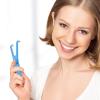 Healifty Reusable Dental Floss Holder Replacement Handles for Teeth Cleaning Oral Care Floss Stick with Comfortable Y Shape Design and Convenient Storage Hook view 3