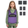 Compression Vest for Kids (Medium, Ages 5 to 9) Weighted Vest for Kids Including 6 Removable Weights Purple view 1