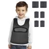 Compression Vest for Kids (Small, Ages 2 to 4) Weighted Vest for Kids Including 6 Removable Weights Black view 1
