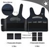 Compression Vest for Kids (Small, Ages 2 to 4) Weighted Vest for Kids Including 6 Removable Weights Black view 2