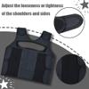 Compression Vest for Kids (Small, Ages 2 to 4) Weighted Vest for Kids Including 6 Removable Weights Black view 3