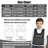 Compression Vest for Kids (Small, Ages 2 to 4) Weighted Vest for Kids Including 6 Removable Weights Black view 4