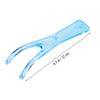 Healifty Dental Floss Holder Rack with Built-in Spool Flat Wire Reusable Flosser Compact Size 4.33X1.18X0.51In for Effective and Prevention view 2