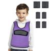 Compression Vest for Kids (Small, Ages 2 to 4) Weighted Vest for Kids Including 6 Removable Weights Purple view 1