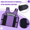 Compression Vest for Kids (Small, Ages 2 to 4) Weighted Vest for Kids Including 6 Removable Weights Purple view 3