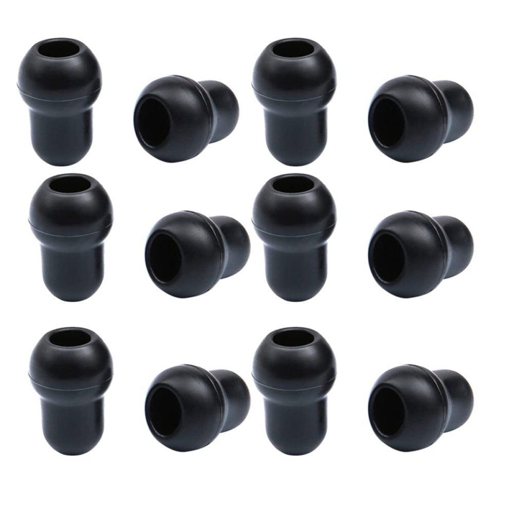 12pcs Silicone Ear Tips Replacement Comfortable Earbuds for Adult and Pediatric Use Noise-isolating Eartips for Enhanced Sound Quality