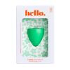 Hello Period Cup Low Cervix Menstrual Cup | Award Winning Reusable Soft Flexible Alternative to Pads & Tampons | Sustainable Feminine Hygiene | Leak Proof | Holds 28ml | 45mm Diameter, 47mm L (Large) view 1