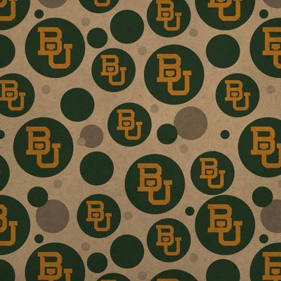 GRAPHICS & MORE Baylor University Primary Logo Premium Kraft Gift Wrap Wrapping Paper Roll