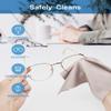 40 Pcs Microfiber Cleaning Cloths Reusable Cleaning Cloths 7x6 Inch Grey Color for Cleans Lenses, Glasses, Screens, Cameras, iPad, iPhone, Cell Phone, Eyeglasses. view 4