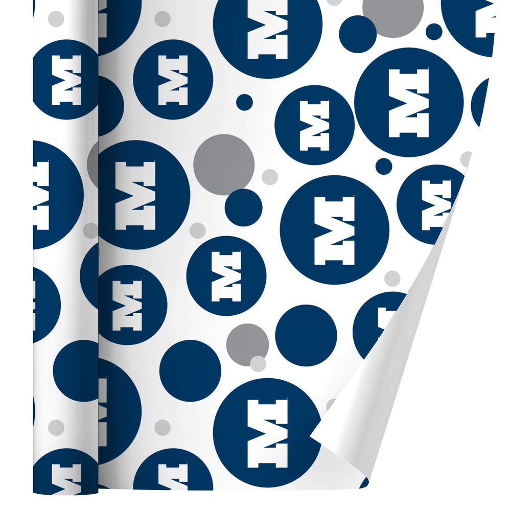 GRAPHICS & MORE Millikin University Primary Logo Gift Wrap Wrapping Paper Roll