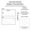12ct Personalized Christmas Candy Favors Gourmet Everything You Love 3.5oz Bars in Gift Box (12 Pack) - Religious Nativity Scene view 2