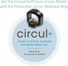 circul+ Smart Ring - Sleep and Wireless Activity Tracker - Continuously Records Heart Rate, Blood Oxygen Levels, Temperature, 1 Count, Med-Large view 2