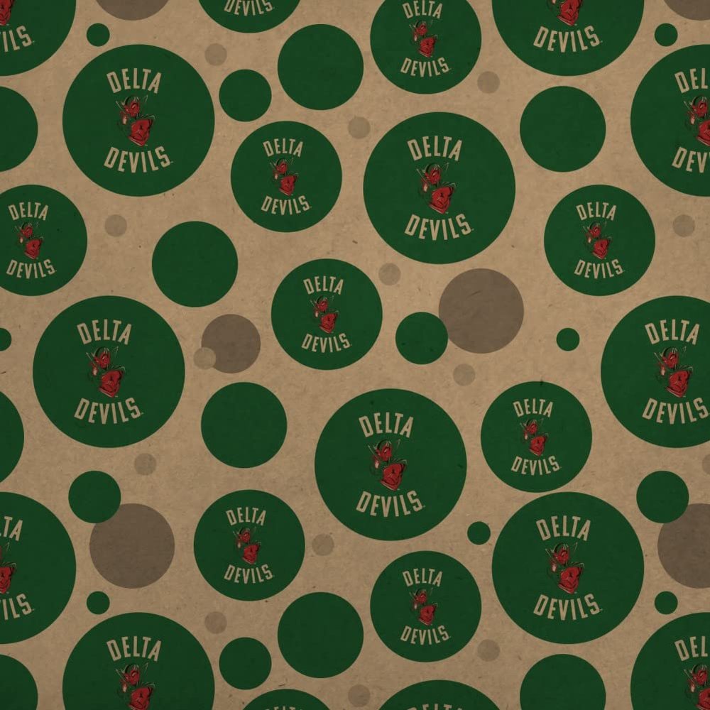 GRAPHICS & MORE Mississippi Valley State University Delta Devils Logo Premium Kraft Gift Wrap Wrapping Paper Roll