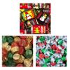 250pcs Santa Christmas Candy Favorites, Candy Buffet Supplies (4lbs, Approx. 250pcs) - Kisses, Miniatures, & peanut butter cups. view 1