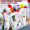 48 Count Portable Transportable Sharps Container with Locking Mechanism Travel Small Single Use Syringe Needle Disposal Containers, 6.5 x 1.38 Inch view 4