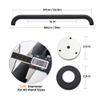 24-Inch 1.25" Diameter Grab Bars for Bathtubs and Showers, Shower Handle for Elderly, Handicap Grab Bars for Bathroom, Shower Grab Bars for Seniors(Black 2 Pack) view 4