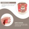Yardwe 50pcs Year Themed Disposable Paper Cups Rabbit Design for Parties and Celebrations and Convenient for Drinks view 4