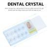 Beaupretty Nail Gems Nail Gems Nail Gems 30pcs Crystal Teeth Gems Artificial Teeth Jewelry with Storge Box Decorative Teeth Jewelry Gems Tooth Ornaments Nail Decor Nail Decor Nail Decor view 2