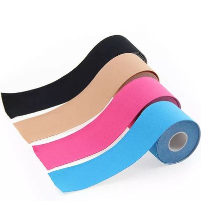 6 Pack of Waterproof Latex Free Kinesiology Recovery Tape 2 in x 16 ft Uncut Per Roll (Beige)