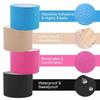 6 Pack of Waterproof Latex Free Kinesiology Recovery Tape 2 in x 16 ft Uncut Per Roll (Beige) view 2