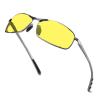 laureles Full Reader Yellow Lens Square Reading Glasses Women Vintage Polarized Night Vision Sunglasses Mens (C1, 3, multiplier_x) view 1