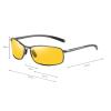 laureles Full Reader Yellow Lens Square Reading Glasses Women Vintage Polarized Night Vision Sunglasses Mens (C1, 3, multiplier_x) view 4