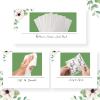 Yinder 60 Bulk Happy Tears Tissue Packs for Wedding 3 Ply Pocket Size Tissues Packs for Guests Facial Individual Wedding Favors Party Supplies Travel Graduation Celebration(Green Flower) view 3