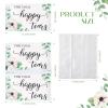 Yinder 60 Bulk Happy Tears Tissue Packs for Wedding 3 Ply Pocket Size Tissues Packs for Guests Facial Individual Wedding Favors Party Supplies Travel Graduation Celebration(Green Flower) view 4