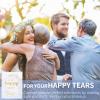 60 Pcs Wedding Tissues Packs for Guests Happy Tears Tissue Packs for Wedding 3 Ply Bulk Facial Pocket Travel Individual Favors for Party Guests Gifts view 4