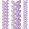 100pcs Gold Purple Butterfly Cake Toppers 3D Butterfly Topper Mixed Size Butterfly Decoration Butterfly Party Decoration For Birthday Wedding Party Supplies view 1