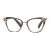 willochra Bling Computer Reading Glasses Blue Light Blocking For Women Fashion Rhinestone Magnifying Reader Glasses (black pink, 3, multiplier_x) view 3