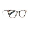 willochra Bling Computer Reading Glasses Blue Light Blocking For Women Fashion Rhinestone Magnifying Reader Glasses (black pink, 3, multiplier_x) view 4