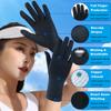 2 Pairs Full Finger Copper Arthritis Compression Gloves with Touchscreen Tips. Relief for Hand Pain, Carpal Tunnel, Rheumatoid, Inflammation, Tendonitis, Trigger Finger, RSI, Fit for Men Women (L) view 3