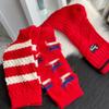 New Year's Red Girls' Socks, Traditional Chinese New Year Zodiac Socks Lucky Socks, Spring Festival Best Gift (Color : Red, Size : 1 pair-E/34-40) view 3