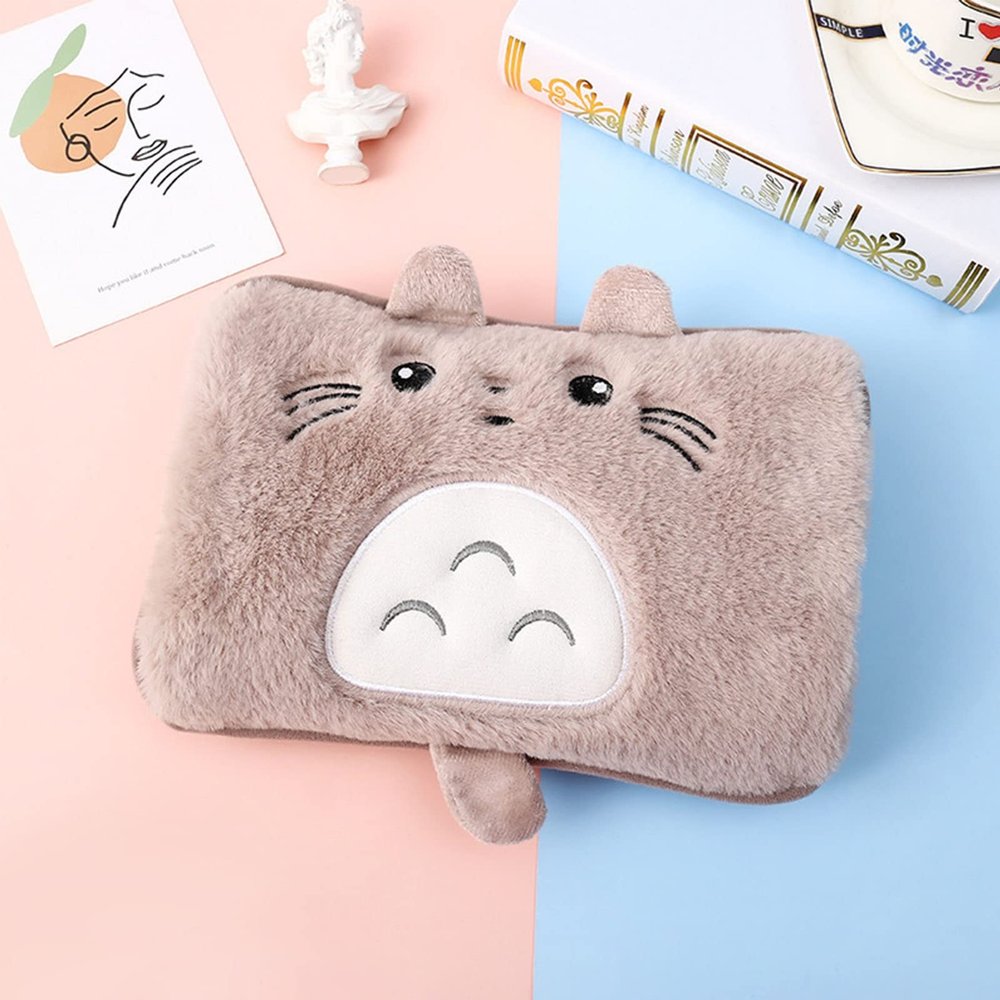 XBLTCM Premium Hot Water Bag,Hot Water Bottle with Cover,Hot Water Bottles for Neck, Shoulder Pain and Hand Feet Warmer, Menstrual Cramps, Reusable (Color : D)