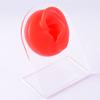 GatherTOOL 1PC Soft Silicone Flexible Nose Model Displays Human Ear Mouth Eye Tongue Model Simulation for Jewelry Display Teaching Tool (Color : 1PC Red Left Ear) view 1
