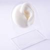 GatherTOOL 1PC Soft Silicone Flexible Nose Model Displays Human Ear Mouth Eye Tongue Model Simulation for Jewelry Display Teaching Tool (Color : 1PC White Left Ear) view 1
