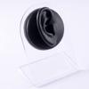 GatherTOOL 1PC Soft Silicone Flexible Nose Model Displays Human Ear Mouth Eye Tongue Model Simulation for Jewelry Display Teaching Tool (Color : 1PC Black Right Ear) view 1