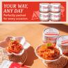 Spicy Premium Cabbage Kimchi Napa [Pack of 4 (Can)] - [Stir Fry] - Fermented Kimchi | Long Shelf Life | Spicy Korean Pickled Cabbage | Perfect for Ramen, Rice & Stir-Fries - JONGGA view 4