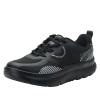 Alegria Women's Solstyce - Rok N Roll - Energizing Support for Effortless Movement - Slip-Resistant with Arch Support - Athletic Sneaker - Walking Tennis Shoes Black Balloon 9.5-10 M US view 1