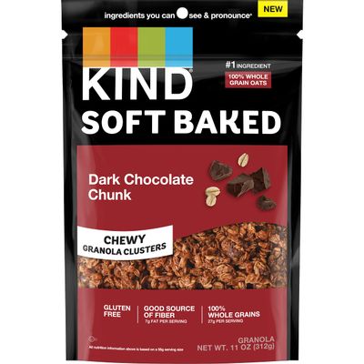 KIND Soft Baked Granola, Dark Chocolate Chunk, 5 count