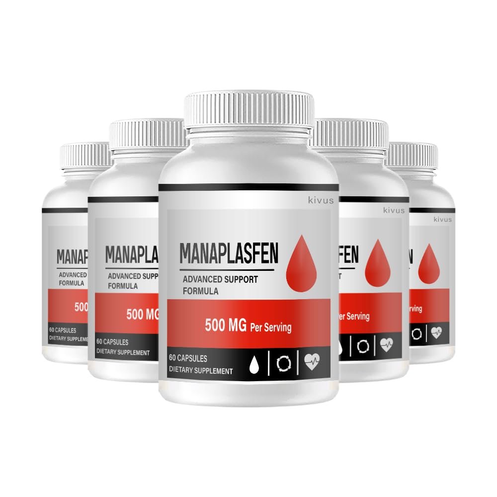 (5 Pack) Manaplasfen - Manaplasfen Advanced Support (300 Capsules)