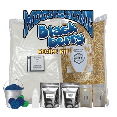 Tapcraft - Complete Blackberry Moonshine Mash Recipe Kit - Make Your Own Blackberry Moonshine at Home - Great Gifts Ideas