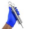 DEXSUR Ear Wax Removal Syringe  Durable Brass with Chrome Plating, Tri-Stream Tip, Easy & Safe Ear Wax Irrigation, Latex-Free, 8 Oz view 4