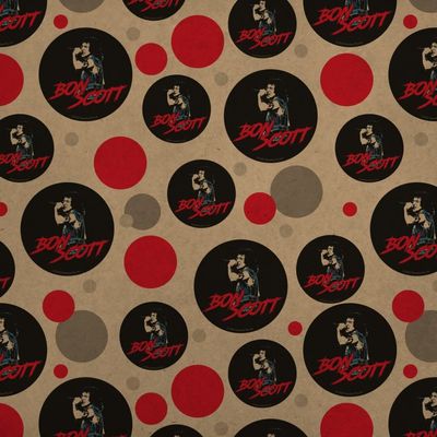 GRAPHICS & MORE Bon Scott Singing Graphic Premium Kraft Gift Wrap Wrapping Paper Roll