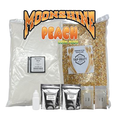 Tapcraft - Peach Moonshine Mash Recipe Kit - Make Your Own Peach Moonshine at Home - Great Gifts Ideas
