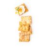 Rustic Bakery Handmade Sourdough Flatbread Cracker Bites - Rosemary & Olive Oil - Rosemary Charcuterie Crackers for Cheese Platters or Snacking - Made in California - Pack of 4, 6 Oz Bags view 3